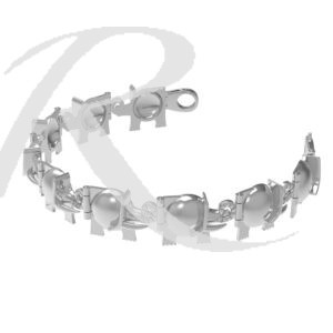 Elephant silver Bracelet-Taste of Africa range