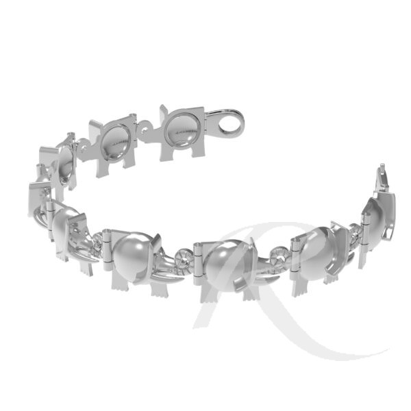 Elephant silver Bracelet-Taste of Africa range