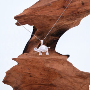 Elephant silver pendant-Taste of Africa Collection